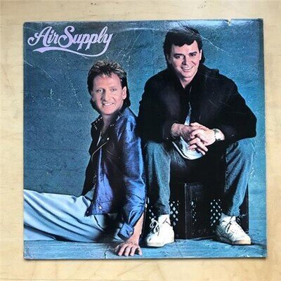 AIR SUPPLY AIR SUPPLY LP 1985 WITH INNER SLEEVE - SAW CUT AND CREASING ON COVER