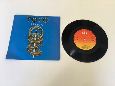 TOTO Africa We Made It 7” Single Vinyl Record CBS A2510 1982