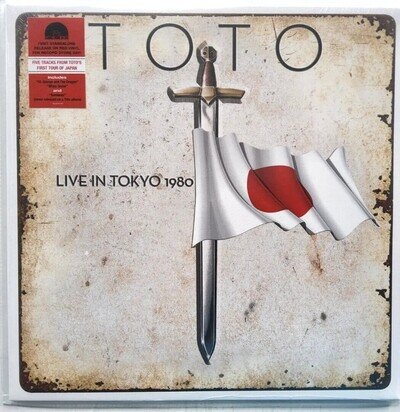 Toto – Live In Tokyo 1980 RSD Limited Edition 2020 red 12" EP Vinyl record Live