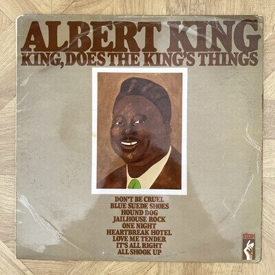 Albert King Does The King’s Things LP UK 🇬🇧 Stax SXATS1017 G+/G+