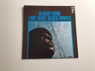 Albert King Live Wire / Blues Power Vinyl Record Lp 1979 Stax