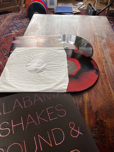 Alabama Shakes Sound Color (2021) Deluxe Edition Vinyl, Red/Black/Pink