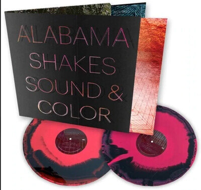 Alabama Shakes : Sound & Color 2xLP Red/Black/Pink VINYL (2021)