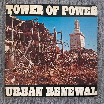 TOWER OF POWER - URBAN RENEWAL - UK VINYL LP 1975 K 56088 PLAY GRADED VG+
