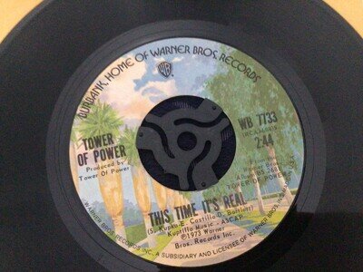 Tower Of Power This time it's Real 7" vinyl single record.