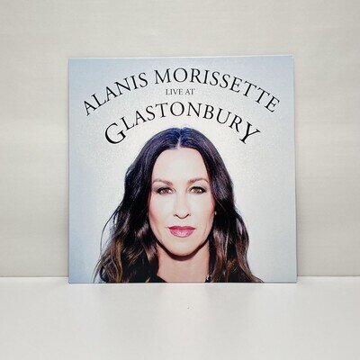 Alanis Morissette at glastonbury vinyl record