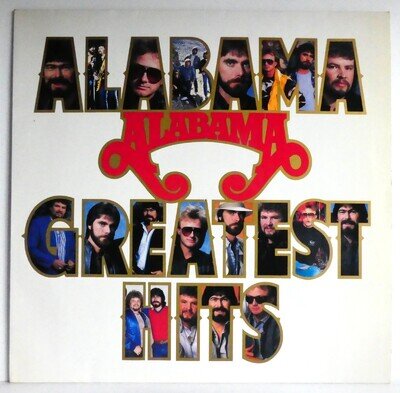 Alabama – Alabama Greatest Hits , Vinyl LP Compilation 1986 Folk / Country