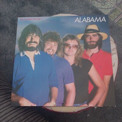 ALABAMA ~ THE CLOSER YOU GET 1983 GERMAN VINYL LP PL84663, NEAR MINT VINYL CONDI