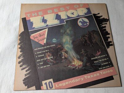 ZZ TOP - THE BEST OF ZZ TOP (EUROPE RELEASE - GLOSSY INSERT - VG+)
