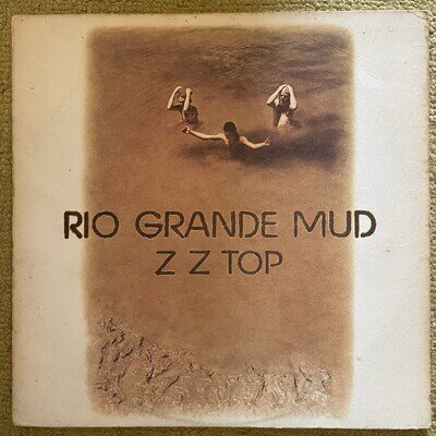 ZZ Top Rio Grande Mud Vinyl LP Album VG+