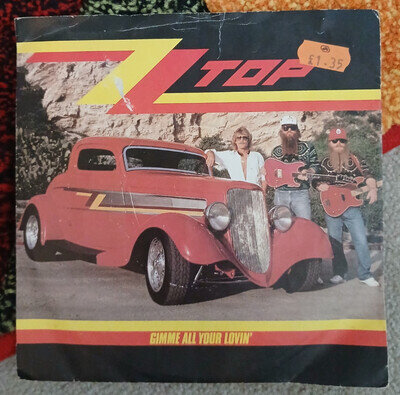 ZZ Top: Gimme All Your Lovin' 45rpm 1983 WB Records W 9683