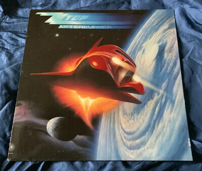 ZZ TOP Afterburner 12” LP UK issue 1985 + insert WARNER WX-27