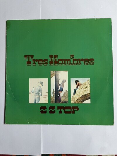 ZZ Top Tres Hombres Reissue Gatefold LP Album Vinyl Record WB 56 603 -A2/B2. VG.