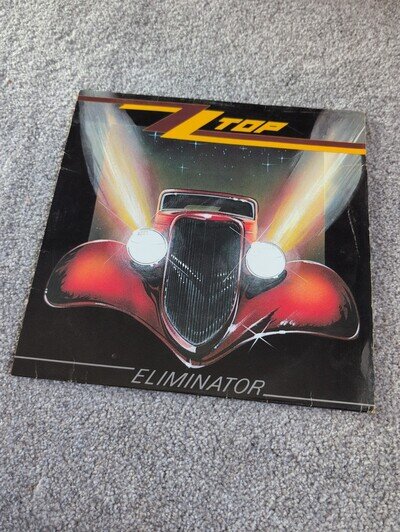ZZ Top Eliminator Vinyl LP Warner Bros 1983 Album Record Classic Rock