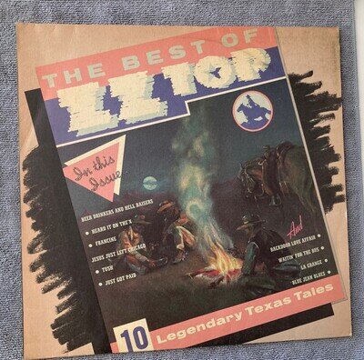 ZZ Top - The Best of ZZ Top - German Reissue Vinyl LP - PLAY GRADED EX