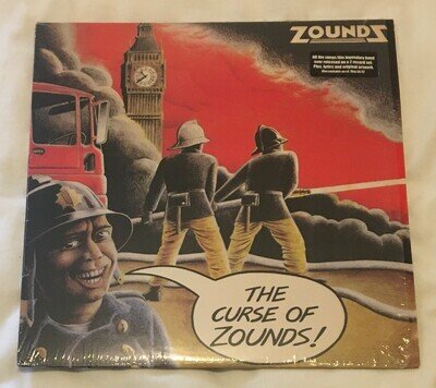 ZOUNDS, THE CURSE OF ZOUNDS + SINGLES. 2 X VINYL LP. 1994. PUNK / ANARCHO.