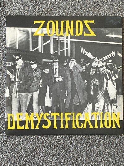 Zounds, Demystification/Great White Hunter, 7" Single, Rough Trade 1981