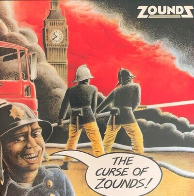ZOUNDS CURSE OF ZOUNDS LP VINYL 9 track blue vinyl LP with inner (OVER142LP) UK