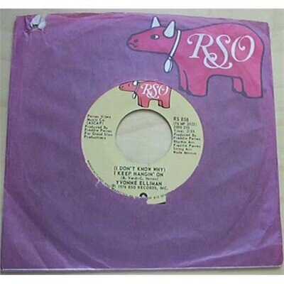 YVONNE ELLIMAN I DON'T KNOW WHY I KEEP HANGIN' ON 7" 1976 USA