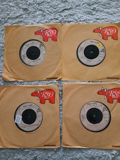 Yvonne Elliman 4 7" Singles - Love Me, Hello Stranger, I Can't Get You Outa My