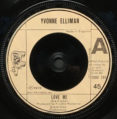 Yvonne Elliman - Love Me (7") (Very Good (VG)) - 3884000902 SEV18