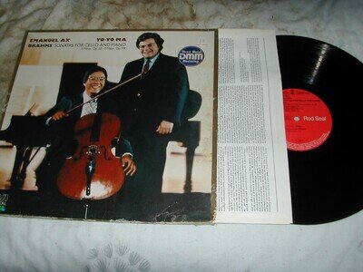 RCA:RL 87022 Brahms sonatas for cello and piano E Ax,Yo-yo Ma LP 1985 Digital