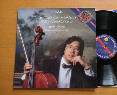 IM 39541 Yo-Yo Ma Elgar Walton Cello Concertos Andre Previn 1985 CBS Digital NM