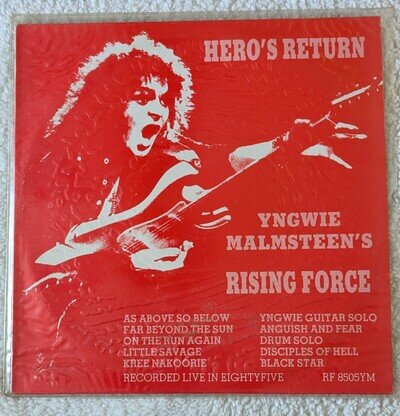 YNGWIE MALMSTEEN HERO'S RETURN Very RARE Play Tested