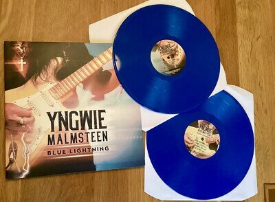 Yngwie Malmsteen – Vinyl LP Record Blue Lightning 2X Blue vinyl NEW