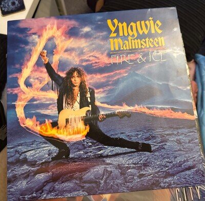 Yngwie Malmsteen - Fire & Ice - 12" Vinyl Record Album LP 1992 7559-61137-1