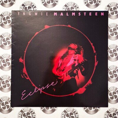 YNGWIE MALMSTEEN - ECLIPSE Original Vinyl LP Heavy Metal Rock UK 1990 Album