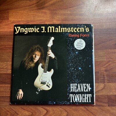 Yngwie J. Malmsteen's Rising Force 'Heaven Tonight' 7", Single, Ltd Gat