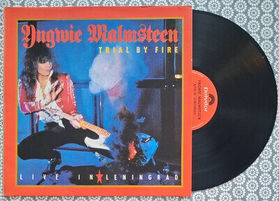Yngwie Malmsteen Trial By Fire: Live In Leningrad ( UK 1989 Polydor 839726-1 )