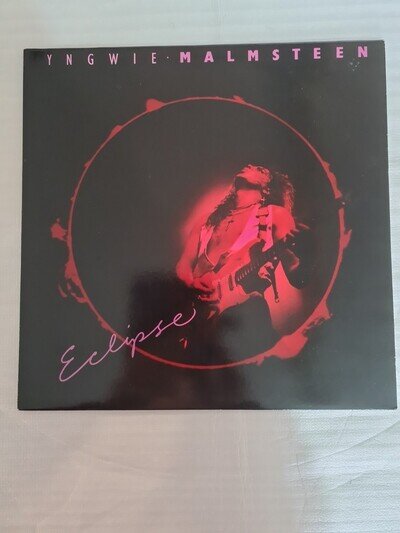 Yngwie Malmsteen- Eclipse Vinyl LP UK 1st Press 1990 VG+, VG +