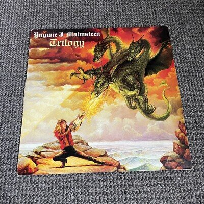 Yngwie J. Malmsteen – Trilogy Vinyl Record FIRST UK Pressing BLACK 1986