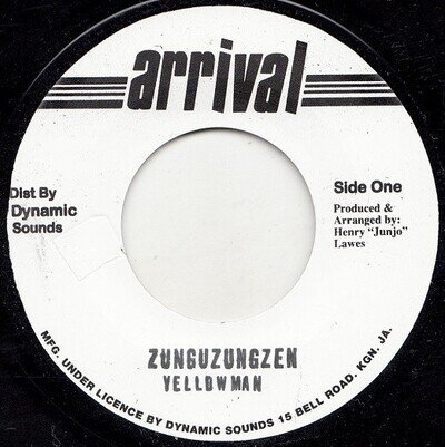 Yellowman – Zungguzungguzen 7" VINYL MINT Arrival Dancehall