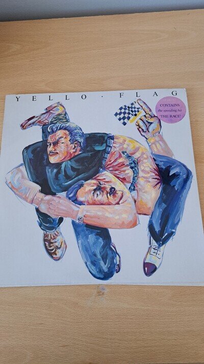 Yello Flag 12" Vinyl Record & Additional 12" 45rpm The Race 1988 Phonogram