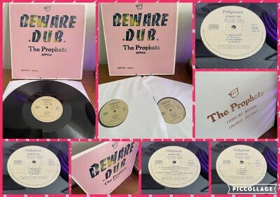 YABBY YOU & THE PROPHETS LETTER PRESS SILKSCREEN SLEEVE BEWARE DUB 2LP 1 OF 3