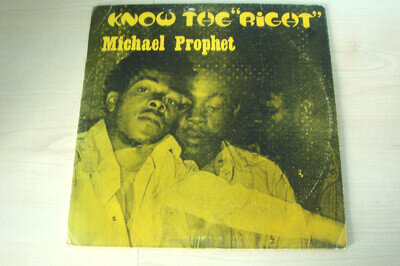 3R-REGGAE-MICHAEL PROPHET-KNOW THE RIGHT-JA LP-EX-1981-PROPHET YABBY YOU-