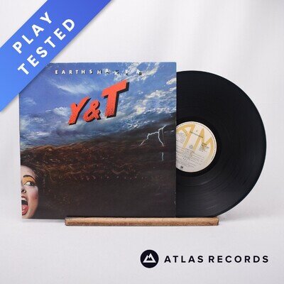 Y & T Earthshaker LP Album Vinyl Record 1981 AMLH 64867 A&M Records - VG+/VG+