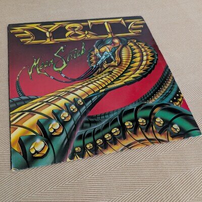 Y&T Mean Streak (Original UK DEMO COPY) 12" Vinyl LP 1983 A&M HARD ROCK