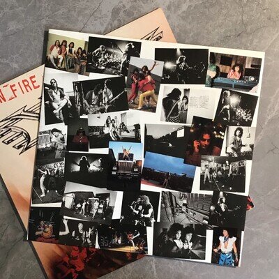Y & T Open Fire Live 1985 Album LP Vinyl AMA5076 With Inner Insert VG