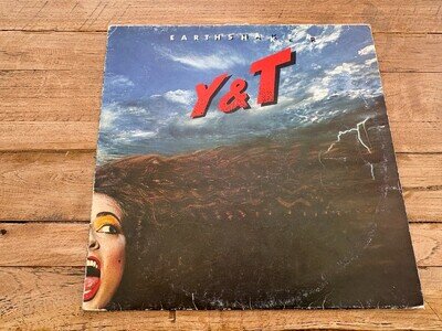 Y & T Earthshaker Vinyl LP 1981 AMLH 64867 A1/B1 ist UK Press G+/VG+