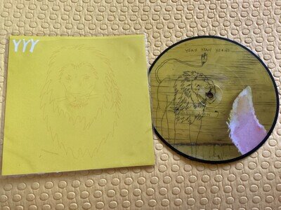 Yeah Yeah Yeahs GOLD LION **PICTURE DISC** 2006 FICTION RECORDS NEAR MINT