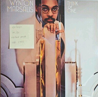 Wynton Marsalis Think Of One Vinyl Record EX/VG+ CBS25354 1983