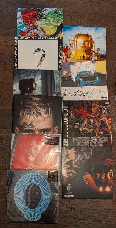 Hip-Hop Vinyl Record Album Bundle x 10 Albums Various Artists