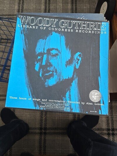 Woody Guthrie - Library of Congress Recordings. 3 x Vinyl LP Box. Elektra 1966