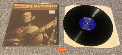 Woody Guthrie - Sings Folk Songs - 12 Vinyl - FA 2483 - Very Good Condition