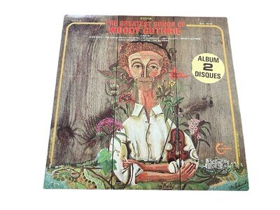 WOODY GUTHRIE GREATEST SONGS VINYL LP RECORD