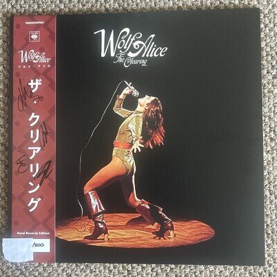 Wolf Alice The Clearing Limited Edition Bone Vinyl Obi Strip Signed By Band